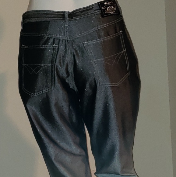 Ombre dyed Blue Jeans - Picture 9 of 9